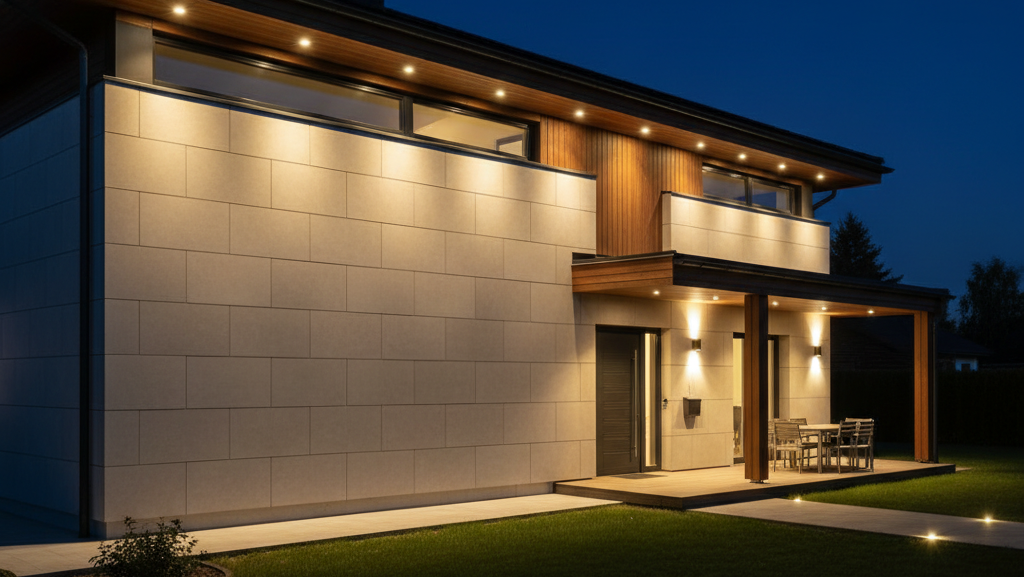 Obraz pokazujący realistyczną wizualizację oświetlenia podbitki